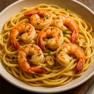 Garlic Butter Shrimp Pasta