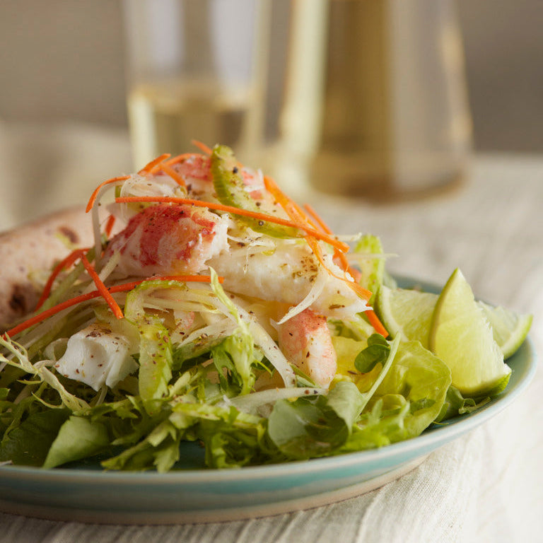 Snow Crab and sole ceviche in spoons