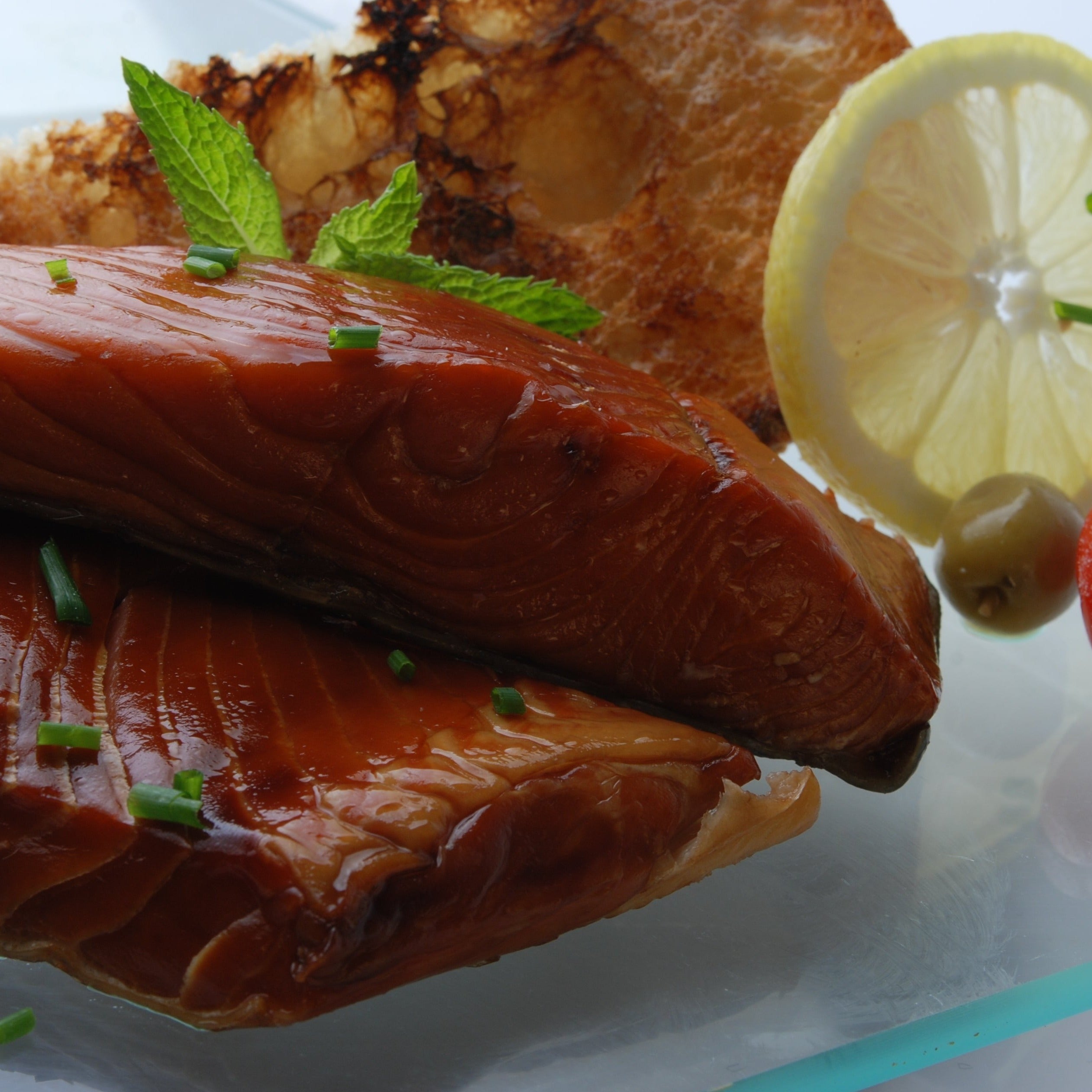 Hot smoked Sockeye in Alaska Sampler