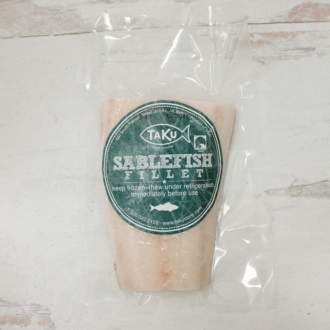 Taku Fisheries Black Cod packaging