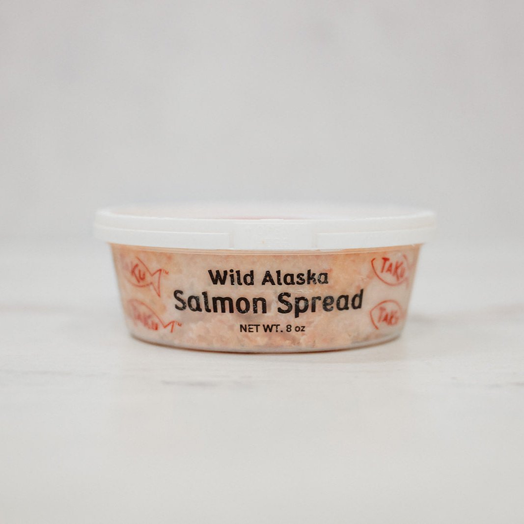 Salmon Spread with crackers and herbs