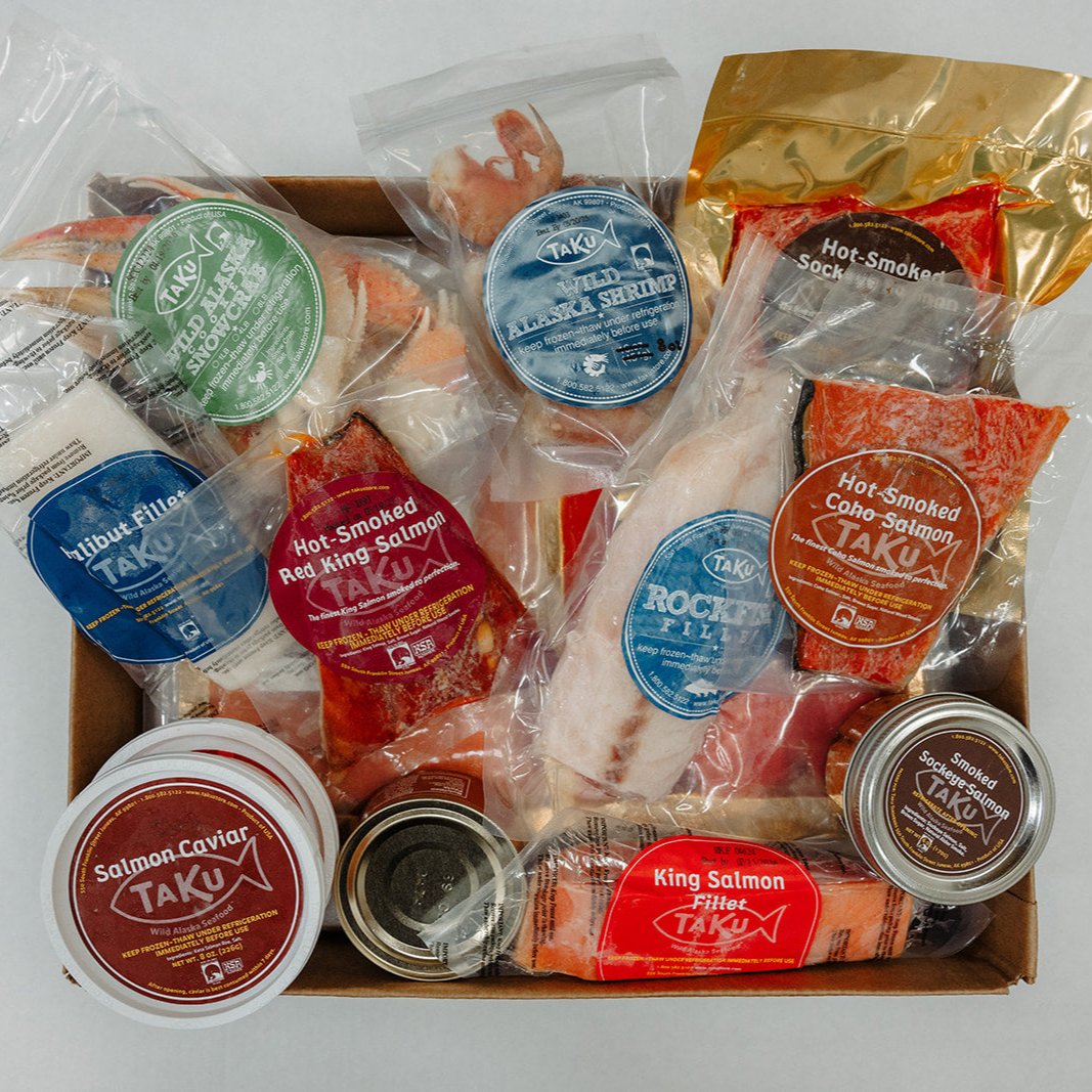 Juneau Sampler Alaskan seafood box