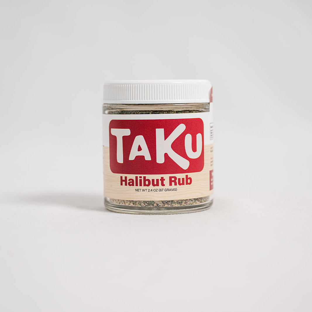 Taku Fisheries Halibut Rub jar