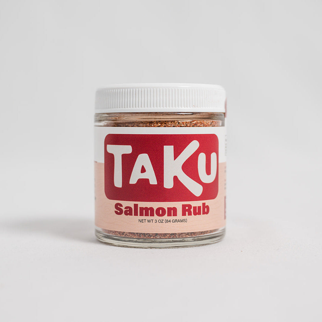 Taku Fisheries Salmon Rub jar