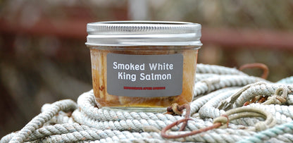 Smoked White King Salmon Jar (6oz)