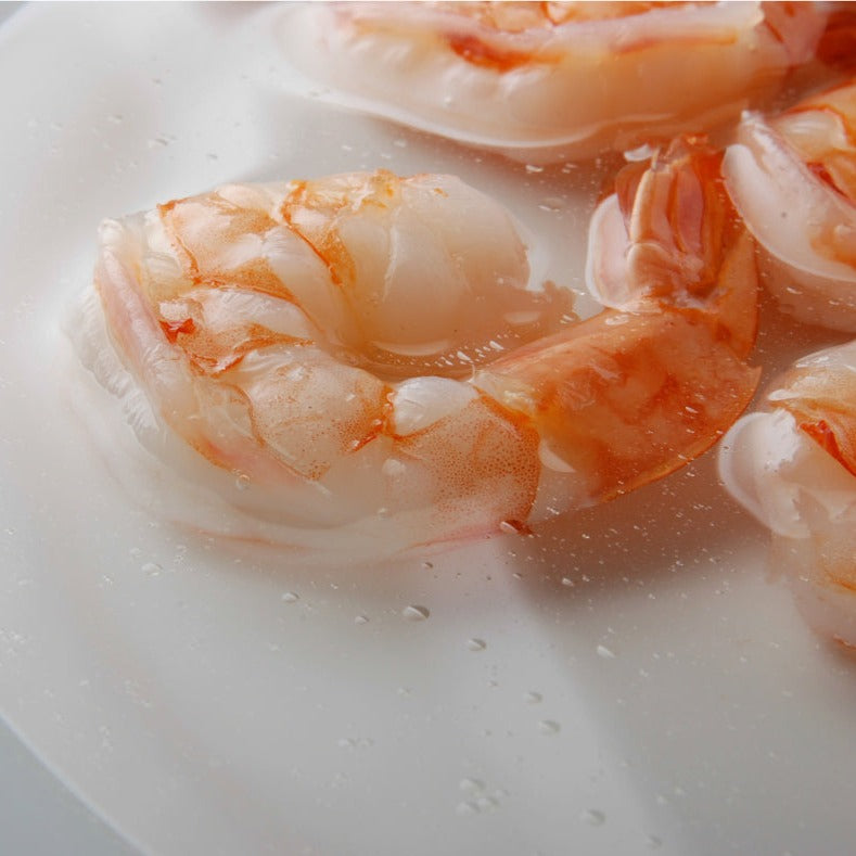 Cooked Jumbo Spot Prawns close-up