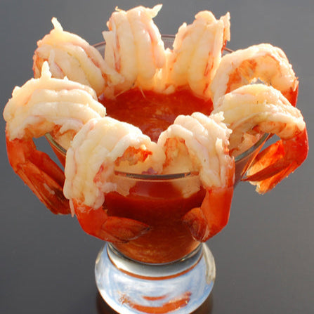 Alaskan Spot Prawns prepared cocktail style