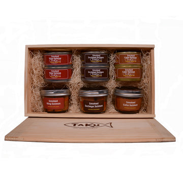 Shelf stable seafood items from Taku Smokeries